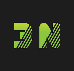 3n initial green with strip