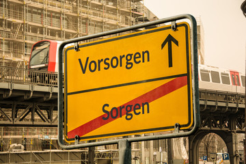 Schild 113 - Vorsorgen