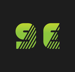 9e initial green with strip