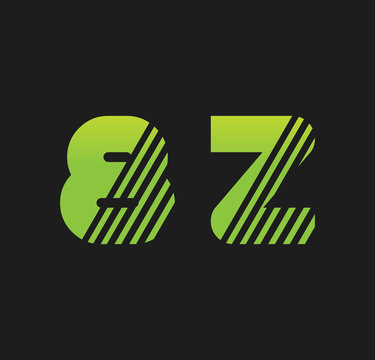 8z initial green with strip