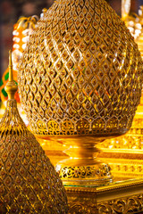 Ancient art according to Thai traditions, beauty and uniqueness of Thailand. Can appear in general religious places - 116297107