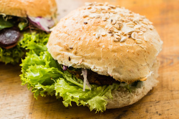 vegan burger