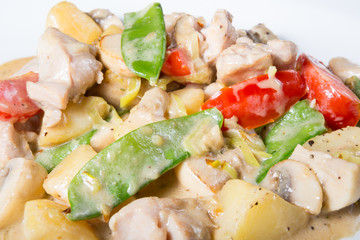 Chicken curry dish