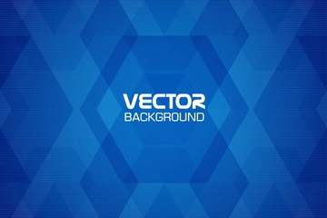 Blue geometric background