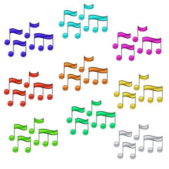 Note sing icon. Musical symbol