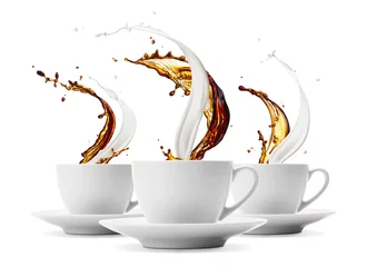 Wandcirkels plexiglas coffee and milk © Okea