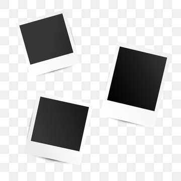 Polaroid photo frames.