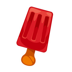 Colorful tasty ice cream.