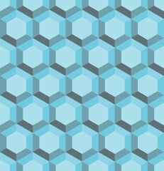 Fototapeta na wymiar Seamless texture with hexagon