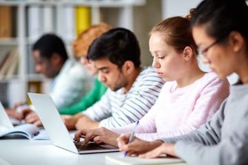Students at conference