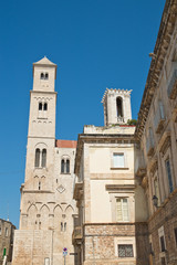 Fototapeta na wymiar Cathedral of St. Maria Assunta. Giovinazzo. Puglia. Italy. 