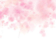 Abstract digital watercolor background painting. 