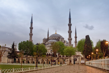 Fototapeta na wymiar Sultan Ahmed Mosque in Istanbul. Turkey