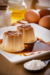 Caramel custard