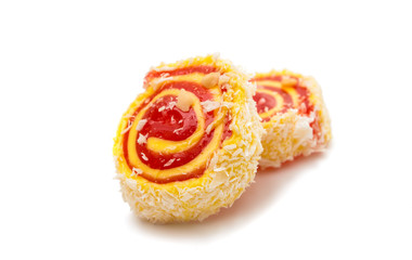 Turkish delight isolated