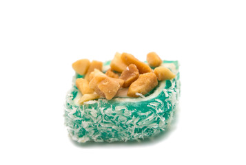 Turkish delight isolated