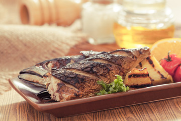 Grilled fish