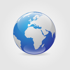 World map set. Vector illustration.
