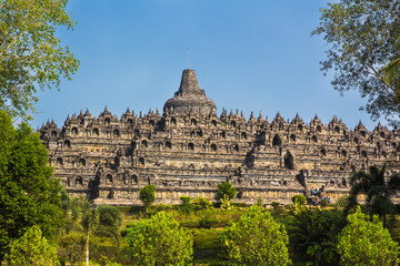 Borobudur Temple, Yogyakarta, Java, Indonesia.