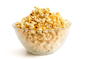 Schüssel mit Popcorn