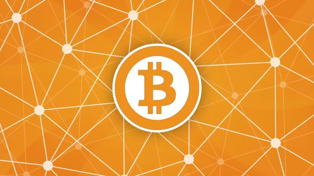 Bitcoin Konzept Netzwerk Geld
