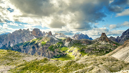 Dolomiten Bergwelt im Sommer