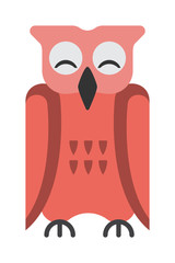 Cute vector collection of bright cartoon owls. Animal character cartoon owl comic funny collection. Doodle cheerful birds behavior cartoon owl