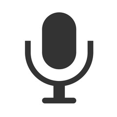 Microphone icon. Microphone vector illustration. Logo of microphone.