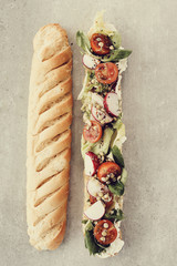 Baguette sandwich