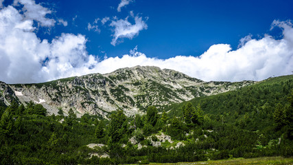 Beautiful view of Todorka peak in Pirin Mountain, Bulgaria