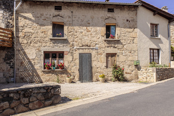 The medeval town of Saint-André-de-Chalencon.