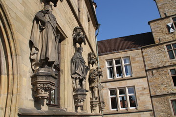 Fototapeta na wymiar Das Rathaus in Osnabrück