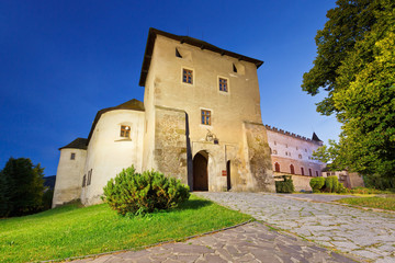 Fototapeta na wymiar Zvolen castle in central Slovakia.