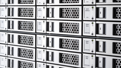 network attached storage (NAS) in rack server