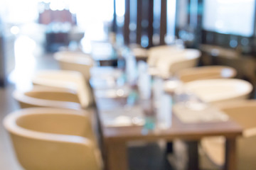 blur Modern restaurant or dinning room