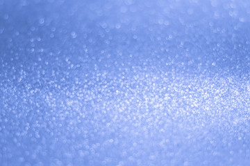Glittery shiny lights blue abstract background
