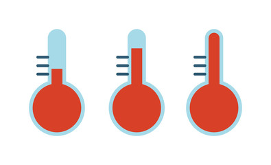 Cold thermometer temperature icon vector illustration and thermometer symbol. Cold indicator temperature thermometer and degree instrument scale cold temperature thermometer cold or hot weather