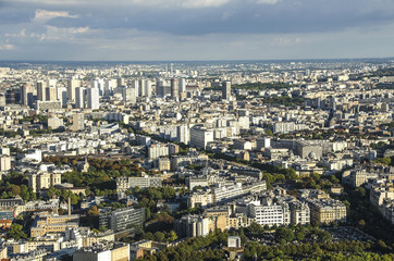 Obraz premium Aerial view of Paris