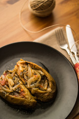 imam bayildi / Turkish traditional eggplant