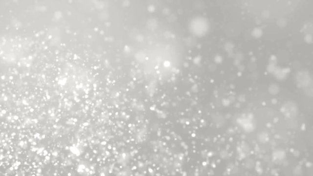  Christmas animated grey background. Background white glitter  - winter theme. Seamless loop.