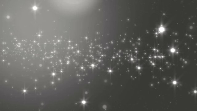  Particles grey in motion with the Rays. Explosion star, energy burst. Loop Background Animation.