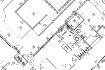 Architectural background, architectural plan, construction drawing
