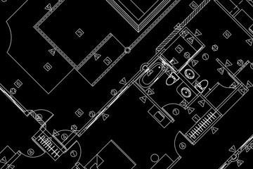 Architectural background, architectural plan, construction drawing
