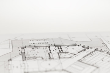 architecture blueprint -  house plan