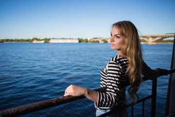 Fototapeta premium Portrait of beautiful blonde