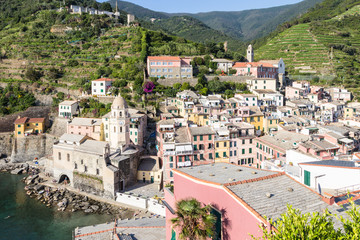 Naklejka premium Vernazza village in Italy