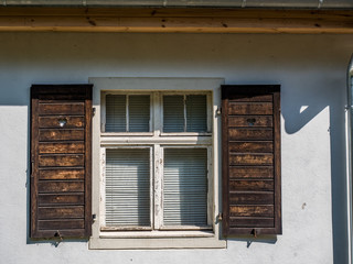 Window in an old village house