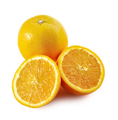 orange fruits close up on background