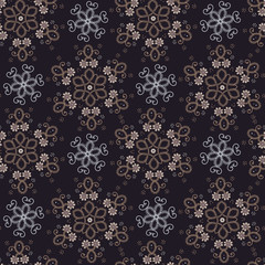 Oriental seamless floral background.