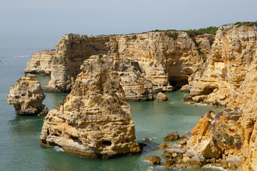 Fototapeta na wymiar Praia da Marinha - Algarve Coast - Portugal